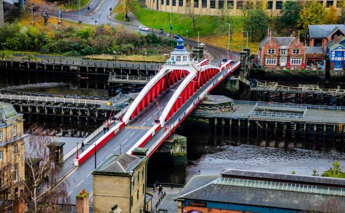 Swing bridge