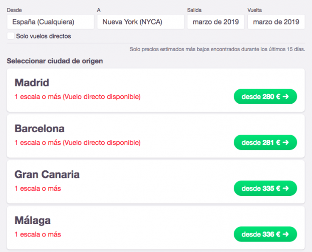 Lista aeropuertos skyscanner