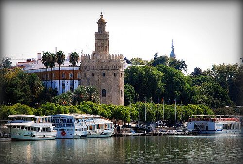 Torre del oro, Sevilla. Guía Qué ver en Sevilla.