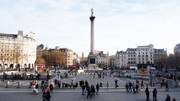 trafalgar square londres